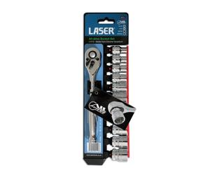 Laser 4111 Alldrive Socket Set 3/8" D 12pc