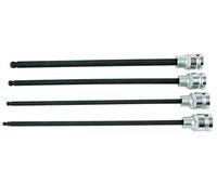 Laser 6711 Extra Long Ball End Hex Socket Bit Set 1/2"D 4pc
