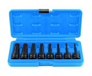 Laser 6749 1/5,1 cm de diamètre SPLINE Bit Set - Argent (lot de 8)