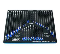 Laser 6795 AF/Metric Combination Spanner Set 32pc