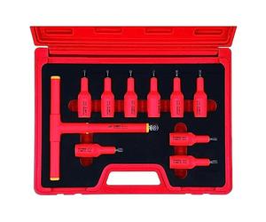 Laser 8560 Insulated Star Bit Set 1/2" D 10pc