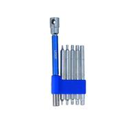 Laser 9114 Interchangeable 3-Way T-Handle Spinner & Hex Bit Set - 6pc