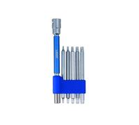 Laser 9114 Interchangeable 3-Way T-Handle Spinner & Star Bit Set - 6pc