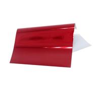 Laser argent 8x15cm, 50 feuilles de papier marquage à chaud, feuille plastifieuse transfert for boîte rigide et matière plastique(50pcs-red)