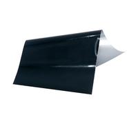 Laser argent 8x15cm, 50 feuilles de papier marquage à chaud, feuille plastifieuse transfert for boîte rigide et matière plastique(50pcs-black)