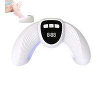 làser champignon de l'ongle | Lampe à ongles LED UV | Dispositif pour nettoyer et maintenir les ongles pour les maladies des ongles | Sécheur portable en forme de U pour les ongles avec une minuterie