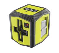 Ryobi - Laser croix rouge - portée 10 m - précision +/- 0,5 mm - Livré avec une pince de fixation et 2 piles - RBCLLR1