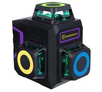 Laser de Chantier 3D - ERMENRICH - PRO LV50V - 12 Lignes Vertes - Auto-nivellement - USB-C