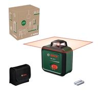 Laser de nivellement PLL 360-1 Bosch avec trépied TT 120 (laser plan 360° auto-nivelé, précision ±0,4 mm/m, portée 12 m, mode incliné pour pente, dans boîte en carton)