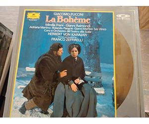 Laser Disc/CD AUDIO-La Boheme - regia Franco Zeffirelli-PUCCINI Giacomo (Italia); Zeffirelli Franco (regia - stage director)-BADIOLI Carlo (baritono); FRENI Mirella (soprano); KARAJAN Herbert von (dir); MAFFEO Gianni; MARTINO Adriana; PANERAI Rolando (baritono); RAIMONDI Gianni (tenore); VINCO Ivo (basso)-DGG 0721051