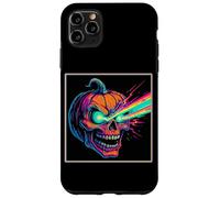 Laser Eye Citrouille Crâne Horreur Jack O'Lantern Coque pour iPhone 11 Pro Max
