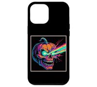 Laser Eye Citrouille Crâne Horreur Jack O'Lantern Coque pour iPhone 12 Pro Max