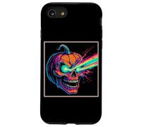 Laser Eye Citrouille Crâne Horreur Jack O'Lantern Coque pour iPhone SE (2020) / 7/8