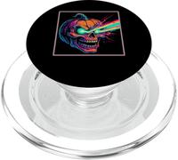 Laser Eye Citrouille Crâne Horreur Jack O'Lantern PopSockets PopGrip pour MagSafe