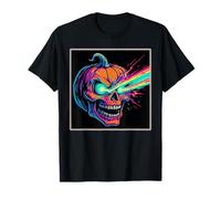 Laser Eye Citrouille Crâne Horreur Jack O'Lantern T-Shirt