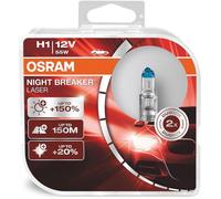LASER H1 +150% de lumière en plus ampoule de phare halogène 64150NL-HCB 12V double boîtier (2 lampes) Duo Box