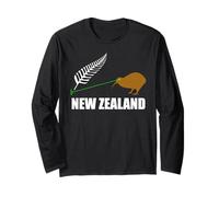 Laser Kiwi Flag New Zealand Flag Manche Longue