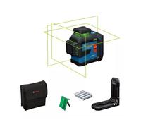 Laser lignes 3 plans GLL 80-33 G Professional + 4 piles 1.5 V LR6 AA - BOSCH - 601065500