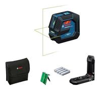 Laser lignes - BOSCH PROFESSIONAL - GLL 20-22 G - Laser vert - Alimentation Dual Power - Précision ± 0,3 mm/m