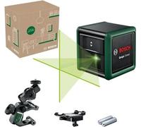 Laser lignes Bosch - Quigo Green (Livré avec 2 piles, une pince universelle MM2 et 1 adaptation de fixation)