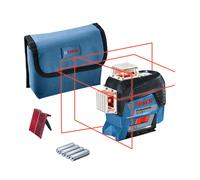 Laser lignes rouge 360° Pile/batterie 12V GLL 3-80 C BOSCH