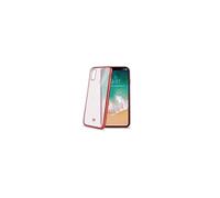 Celly Laser Matt coque de protection pour téléphones portables 14,7 cm (5.8 ) Housse Rouge, Transparent Apple iPhone X