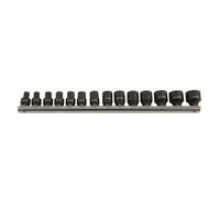 Laser Outils Métrique Impact Douille Set 0.6cmD 14pc 6 PT Standard Longueur 5961