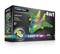 Laser pegs - jolzairc4-00000 - power block - 4 en 1 - aircraft - 39 pièces G