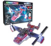 Laser Pegs Sparhaw LAU07000 Models-5-in-1 Vtol Construction Kit Tige LED Feux