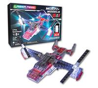 LASER PEGS, Véhicule aérien - 5 en 1-172 pcs, Construction, Brique Lumineuse, Jouet pour Enfants dès 8 Ans, LAU07