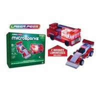 Laser Pegs, Vehicule pack double, Construction, brique lumineuse, Jouet pour enfants des 8 ans, LAU01 G