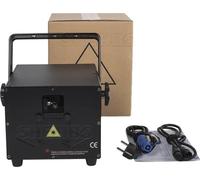 Laser RGB, contrôle DMX, balayage 20Kpps, effets multicolores, 3W, prise EU
