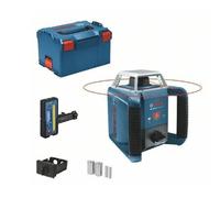 Laser rotatif BOSCH GRL 400 H + Cellule de réception LR 45 + Batteries NiMH en L-Boxx