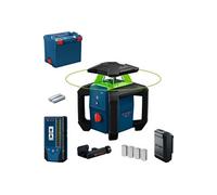 Laser rotatif GRL18V-3-31G - BOSCH - dans L-BOXX 374 avec 2 piles (AA), Support pour récepteur laser LR 6/7 - 0601061G01