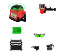Laser rotatif VEVOR, haute précision ±20", large plage de mesure 500 m,faisceau vert 2