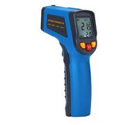 Laser sans contact Thermomètre infrarouge Gun de température avec Instant-read Digital C/F Sélection Surface, Jaune et bleu -58℉~752℉(-50℃~400℃) bleu