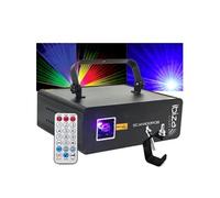 Laser - SCAN1100RGB - 5 ou 34 canaux DMX - 1100mW, Effets animation, tunnels, plafonds - Crochet fixation, Classe 3B