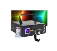 Laser - SCAN2000RGB - 5 ou 34 canaux DMX et ILDA 2000mW, Effets animation, tunnels, plafonds, classe 3B, Fixation