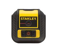 STANLEY - NIVEAU LASER CROIX + EQUERRAGE CROSS90 - Faisceau Rouge - Portée Jusqu'à 12 mètres - Livré avec 2 Accessoires et Piles - Étanche - S'adapte sur Trépied - référence STHT77502-1