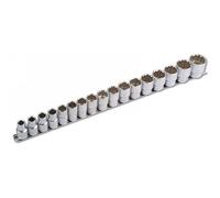Laser Tools Douille Set 1.3cmD 17pc Bi-Hex 10 À 30mm sur Un Prise Rail 3502