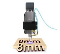 LASER TREE CNC 3018 Kit de module laser, Tête laser de puissance optique 10W avec air assist, Module de gravure laser à distance focale fixe 45mm, Compatible avec la machine CNC 3018, 24V