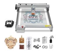 LASER TREE K1 PRO Machine de gravure laser 40 W avec pompe à air, graveur laser 40 W avec assistance pneumatique, point de mise au point fixe pour métal, bois, zone de gravure 400 x 400 mm