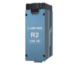 LASER TREE R1 2W 1064nm Infrared Laser Module 0.02mm Circular Laser Point 20000Hz Pulse for All LASER TREE Series Engraving Machines and Other Engraving Machines.