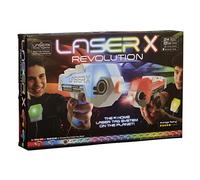 Laser X – Pistolet Revolution – Portée 60 m, effets sonores et lumineux – Orange