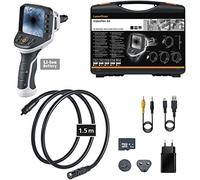 Laserliner Caméra endoscopique avec éclairage, VideoScope XXL, caméra d'inspection pour tuyaux, cavités et véhicules, caméra étanche pour tuyaux