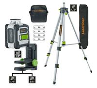 Laserliner CompactLine-Laser G360 Kit Laser À Croix Avec Trépied Dans Un Sac - 2 Lignes - 30 M - Vert - Bluetooth