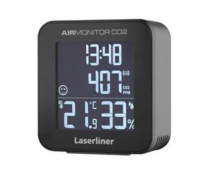 Laserliner Détecteur CO2, Appareil de Mesure de la Qualité de l'Air | Dioxyde de Carbone, Moniteur Qualité Air Intérieur, Recommandation de Ventilation, Alarme