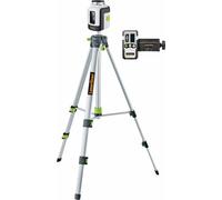 Laserliner Laser de Lignes 360° SmartLine G360 Vert | Trépied de 150 cm, Usage Intérieur et Extérieur, Récepteur Portable, Portée de 40 m, Lignes Croisées