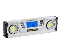 Laserliner Niveau à bulle numérique, DigiLevel Plus 25, mesure d'angle à 360°, étalonnage par retournement, support magnétique et écran rabattable facile à lire