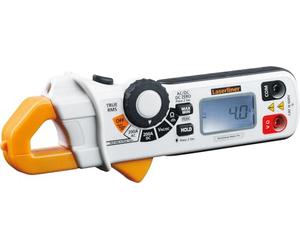 Laserliner Pince Ampèremétrique Numérique MultiClamp, Multimètre True RMS pour CA/CC avec Maintien de Crête, Testeur de Tension sans Contact, MIN/MAX, Test de Diode et Éclairage LED